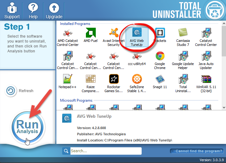 How To Uninstall AVG Web Tuneup Without Trace Left