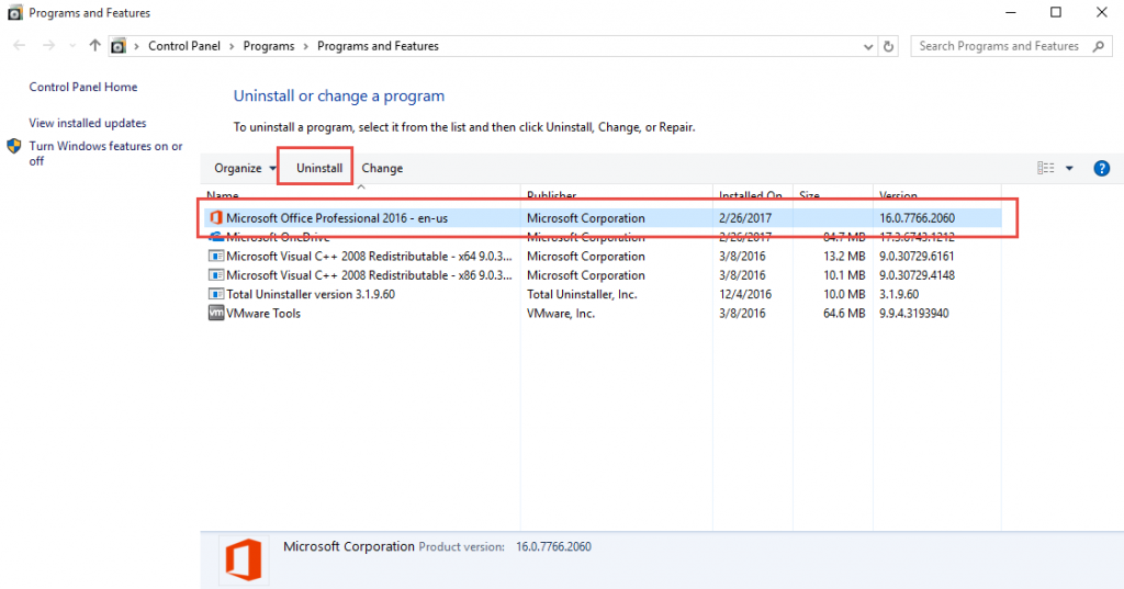 uninstall office 2016 for mac