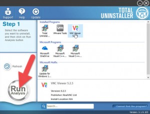  désinstaller VNC Viewer