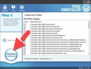 how to uninstall teamviewer on windows