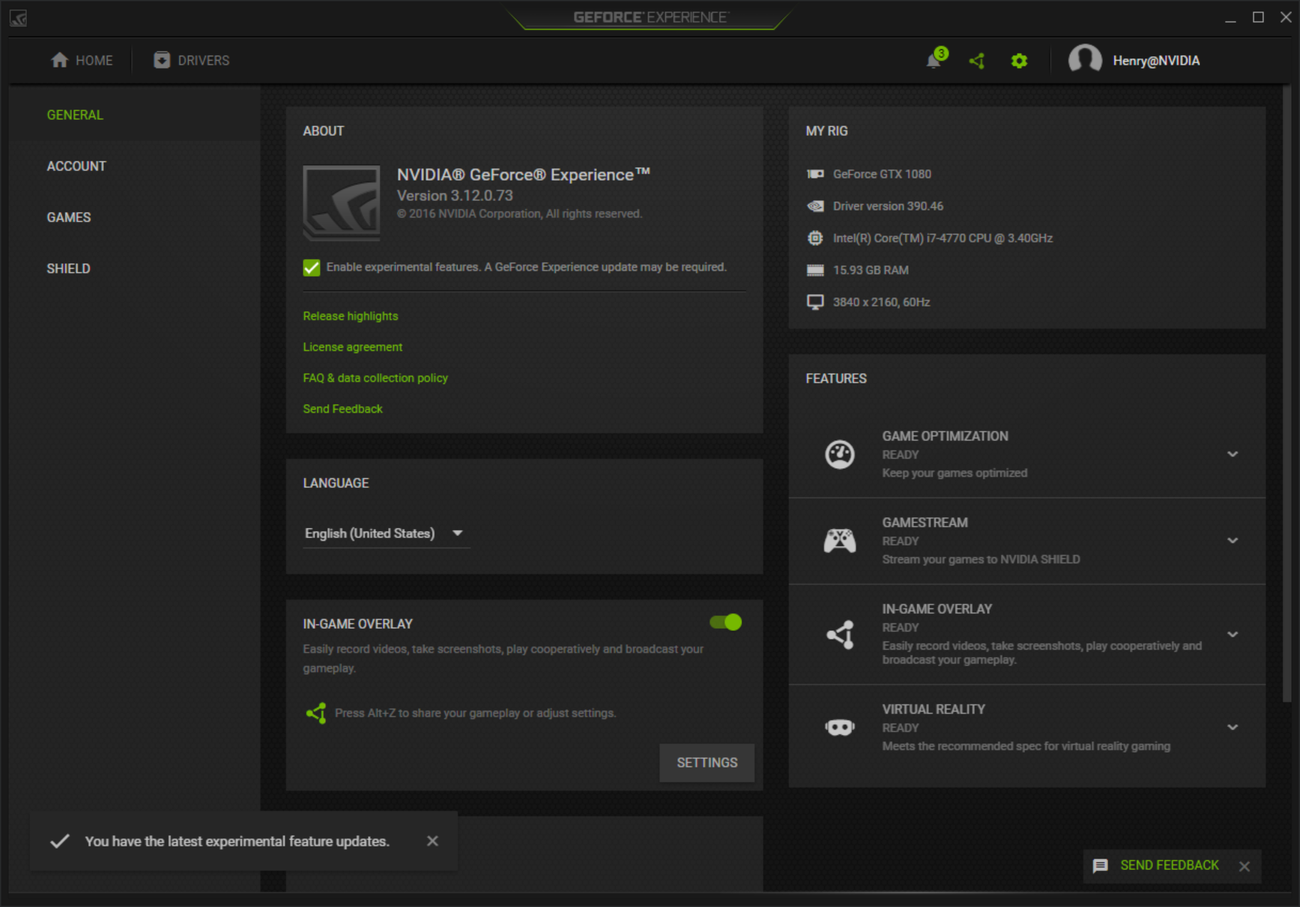 remove Geforce Experience