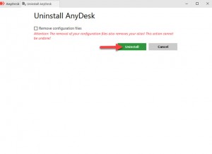 how to uninstall anydesk app in windows 10